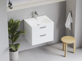 Раковина для ванной Ravak Chrome Slim 60,5х49 см керамика белый XJX01160008