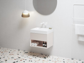 Раковина для ванной Ravak Lite 60х45 см литой мрамор белый XJX01360000