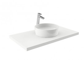 Раковина для ванной Ravak Moon 1 без перелива искусственный мрамор белая XJN01300000