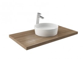 Раковина для ванной Ravak Moon 1 без перелива искусственный мрамор белая XJN01300000