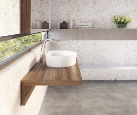 Раковина для ванної Ravak Moon 1C без переливу штучний мармур біла XJN01300001