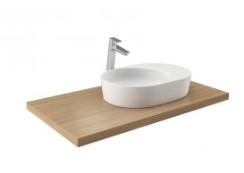 Раковина для ванной Ravak Moon 2S без перелива искусственный мрамор белая XJN01300003