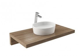 Раковина для ванной Ravak Moon 3 без перелива искусственный мрамор белая XJN01300004