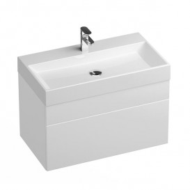 Раковина для ванной Ravak Natural 800 без перелива искусственный мрамор белая XJO01280000