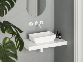 Раковина для ванной Ravak Uni 50 R Slim 50х31 см керамика белый матовый XJX0E150000