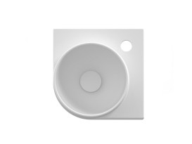 Раковина для ванной Ravak Yard 280 C 28х28 см угловая керамика белый матовый XJX0E228001