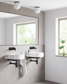 Раковина для ванной Ravak Yard 400 40,5х50 см без отверстия под смеситель керамика белый XJX01040000