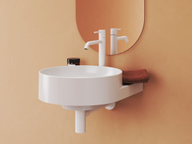 Раковина для ванной Ravak Yard 400 40,5х50 см керамика белый матовый XJX0E240001