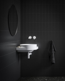 Раковина для ванной Ravak Yard 450 C 45х45 см угловая без отверстия под смеситель керамика белый XJX01045000