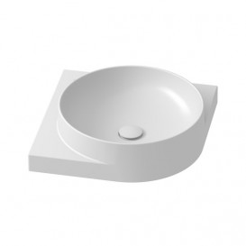 Раковина для ванной Ravak Yard 450 C 45х45 см угловая без отверстия под смеситель керамика белый XJX01045000