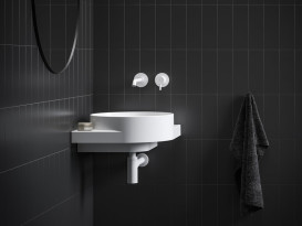 Раковина для ванной Ravak Yard 450 C 45х45 см угловая керамика белый матовый XJX0E045000