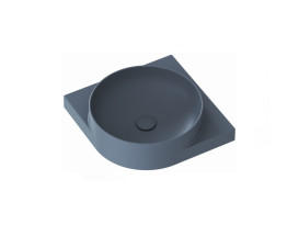 Раковина для ванної кімнати Ravak Yard 450 C 45х45 см кутова кераміка Deepsea Blue XJX07045000