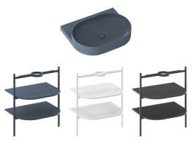 Раковина для ванної кімнати Ravak Yard 800 80,5х50 см кераміка Deepsea Blue XJX07260000