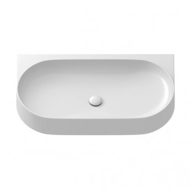 Раковина для ванної кімнати Ravak Yard 800 80,5х50 см без отвору під змішувач кераміка білий XJX01080000
