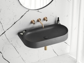 Раковина для ванной Ravak Yard 800 80,5х50 см керамика антрацит XJX03080000