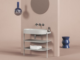 Раковина для ванної Ravak Yard 800 80,5х50 см кераміка димчасто-сірий XJX0O080000