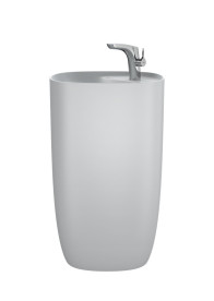 Раковина для ванной Roca Beyond 50х45 см Fineceramic® жемчужный A3270B0630