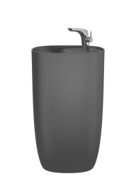 Раковина для ванної Roca Beyond 50х45 см Fineceramic® онікс A3270B0640