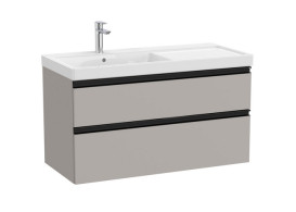 Раковина для ванной Roca Gap 100х46 см чаша слева сантехническая керамика белый A3270MB004