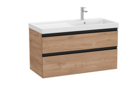 Раковина для ванной Roca Gap 100х46 см чаша справа сантехническая керамика белый A3270ME004