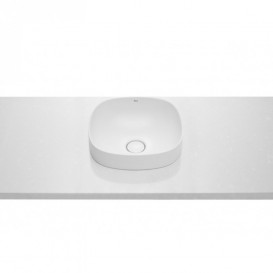 Раковина для ванної Roca Inspira Soft 37х37 см з керамічної декоративною кришкою донного клапана A32750R000