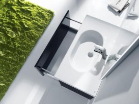 Раковина для ванної Roca Meridian 85х46,5 см монтаж на меблі кераміка біла A32724M000