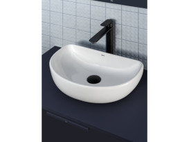 Раковина для ванної кімнати Roca Optica 45х30 см сантехнічна кераміка білий A327C10000