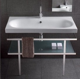 Раковина для ванной с одним отверстием Hatria DAYTIME 110х50 см Y0YR01