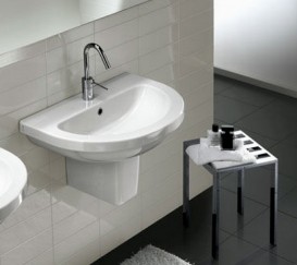 Раковина для ванной с одним отверстием Hatria  ERIKA PRO 62х46 см YXJE01