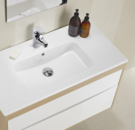 Раковина для ванной Sanwerk Смайл 81х46 см керамика белый SW0003016