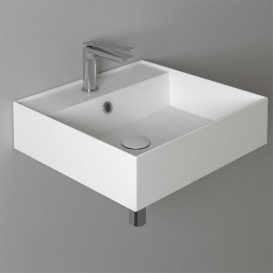 Раковина для ванной Simas Agile подвесная/накладная 51х46 см фаянс белый AG51
