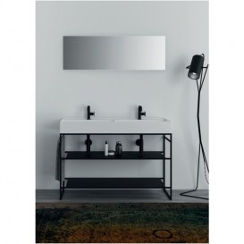 Раковина для ванной Simas Agile подвесная/накладная 141х46 см фаянс белый AG141D