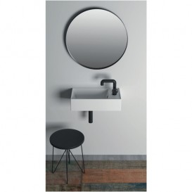 Раковина для ванной Simas Agile подвесная/накладная 40х20 см фаянс белый AG20