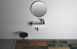 Раковина для ванної Simas Agile підвісна/накладна 40х27 см фаянс білий AG40