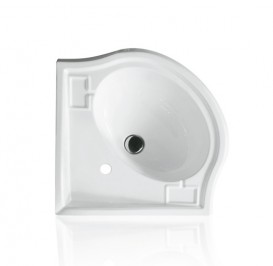 Раковина для ванной Simas Arcade подвесная/накладная 57,5х53 см фаянс белый AR 884