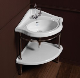 Раковина для ванной Simas Arcade подвесная/накладная 57,5х53 см фаянс белый AR 884