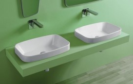 Раковина для ванной Simas Baden Baden накладная 60х38 см фаянс белый BB 11