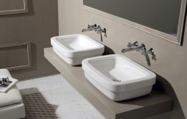 Раковина для ванной Simas Evolution накладная 58х42 см фаянс белый EVO10