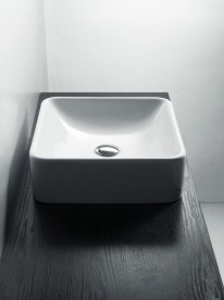 Раковина для ванной Simas Flow накладная 43х43 см фаянс белый FL 11