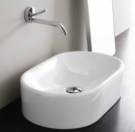 Раковина для ванной Simas Flow накладная 52х32 см фаянс белый FL 13