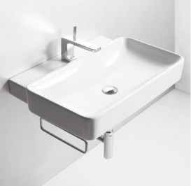 Раковина для ванной Simas Flow подвесная 69х50 см фаянс белый FL 01