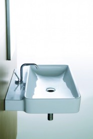 Раковина для ванной Simas Flow подвесная 69х50 см фаянс белый FL 01