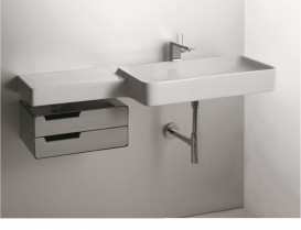 Раковина для ванной Simas Flow подвесная 115х50 см фаянс белый FL 03