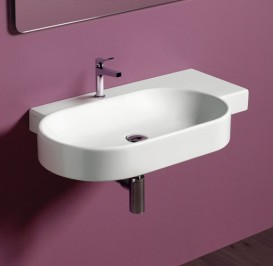 Раковина для ванной Simas Flow подвесная 88х50 см фаянс белый FL 23