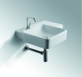 Раковина для ванной Simas Flow подвесная 57,5х50 см фаянс белый FL 21