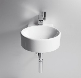 Раковина для ванної Simas Flow підвісна Ø 40 см фаянс білий FL 14