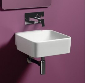 Раковина для ванної Simas Flow підвісна 39,5х50 см фаянс білий FL 15