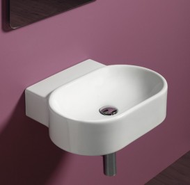 Раковина для ванної Simas Flow підвісна 52х42 см фаянс білий FL 17