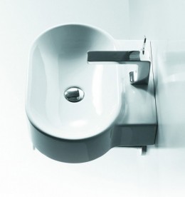 Раковина для ванної Simas Flow підвісна 52х42 см фаянс білий FL 17