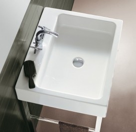 Раковина для ванної Simas Frozen накладна 61х50,5 см фаянс білий U 60